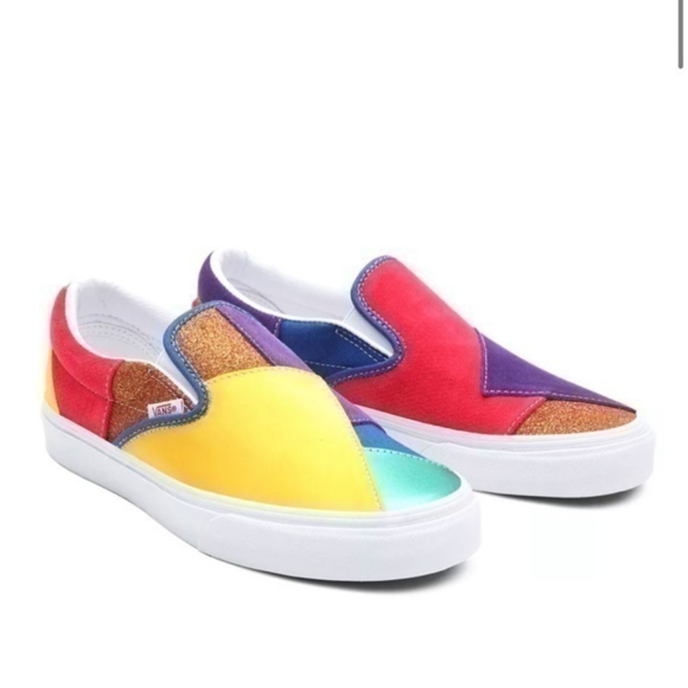 NEW Vans (3TB44B) Pride Classic Slip-On Shoes -
Patchwork Size 6.5 Women’s
